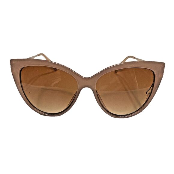 Anthropologie Ett:Twa Sunglasses Bastine 54 17 135 Taupe Soft Pouch Sunnies NWT main image 4